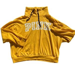 Victoria’s Secret pink sweater size large mustard yellow gold